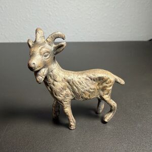 Vintage Merlin Pewter Goat Figure Figurine